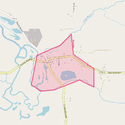 Map of Woodford