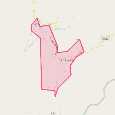 Map of Anawalt