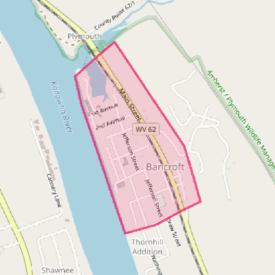 Map of Bancroft