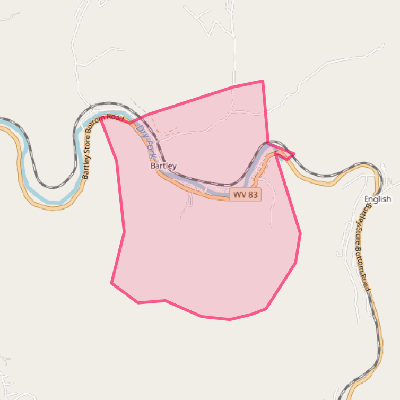 Map of Bartley