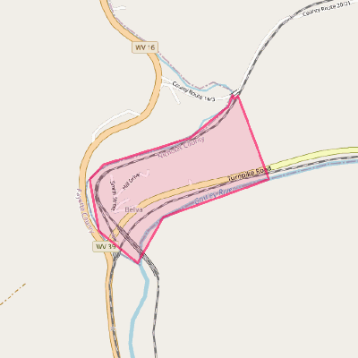 Map of Belva