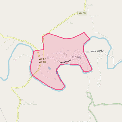 Map of Bethany