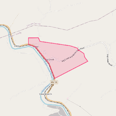 Map of Big Creek