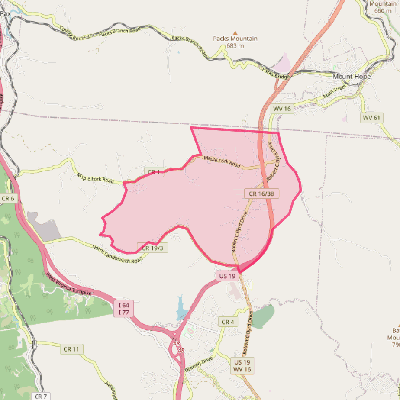 Map of Bradley