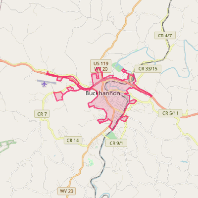 Map of Buckhannon