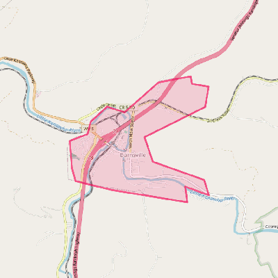 Map of Burnsville