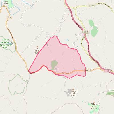 Map of Cassville