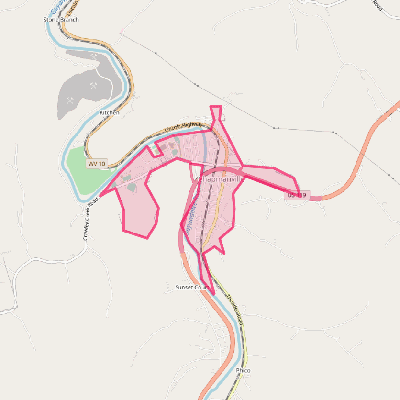 Map of Chapmanville