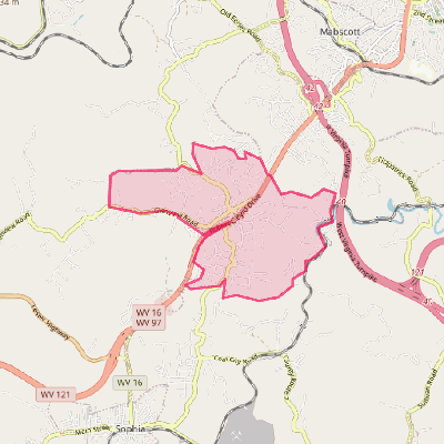 Map of Crab Orchard