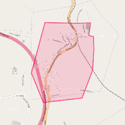 Map of Flatwoods