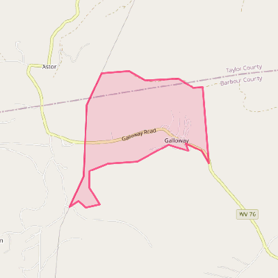 Map of Galloway