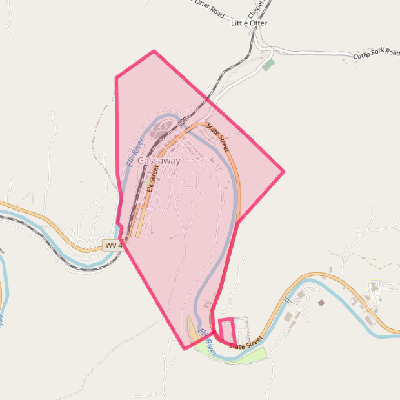 Map of Gassaway