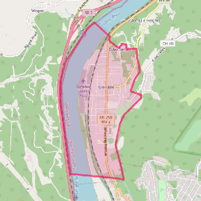 Map of Glen Dale