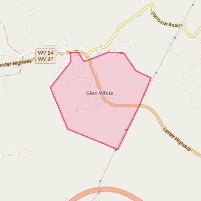 Map of Glen White