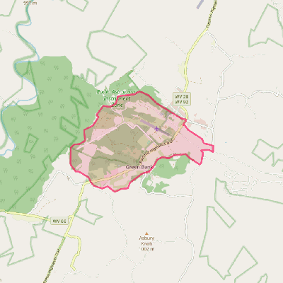 Map of Green Bank