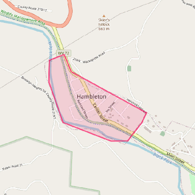 Map of Hambleton