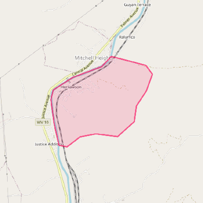 Map of Henlawson