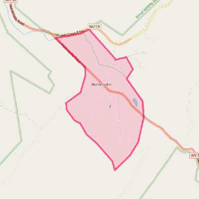 Map of Huntersville
