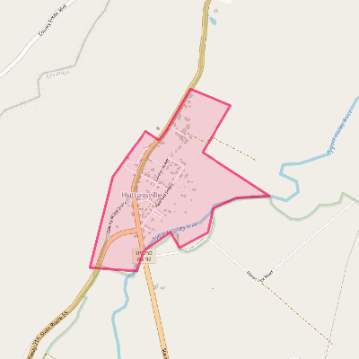 Map of Huttonsville