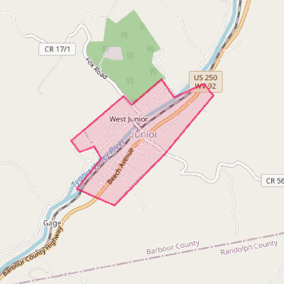 Map of Junior