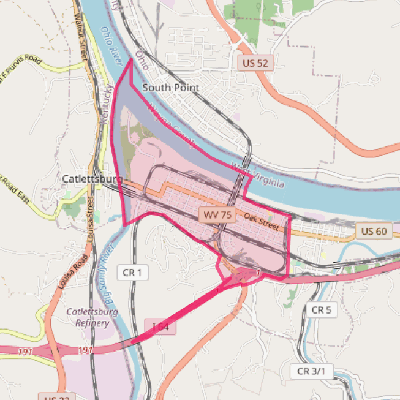 Map of Kenova