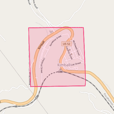 Map of Kimball