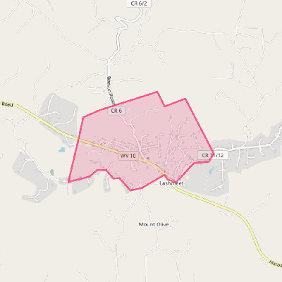 Map of Lashmeet