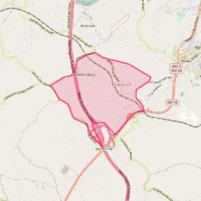 Map of Mabscott