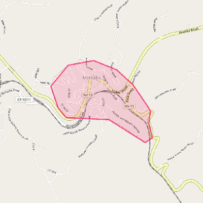 Map of Matoaka