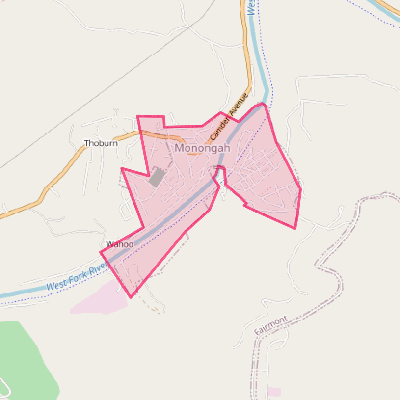 Map of Monongah