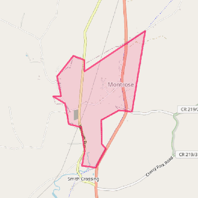 Map of Montrose