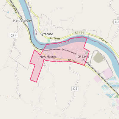 Map of New Haven