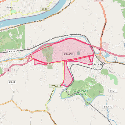 Map of Pea Ridge