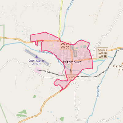 Map of Petersburg