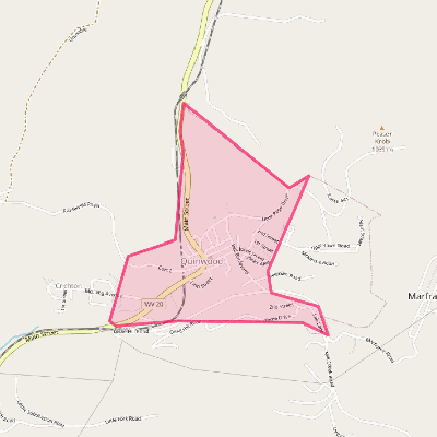 Map of Quinwood