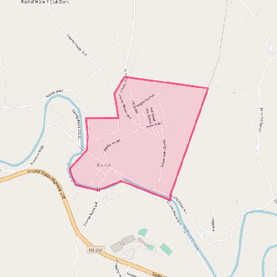 Map of Rachel