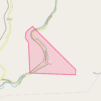 Map of Rhodell