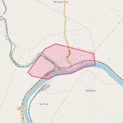 Map of Rivesville