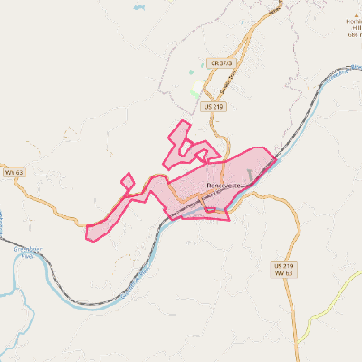 Map of Ronceverte