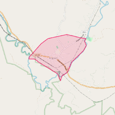 Map of Rupert