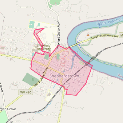 Map of Shepherdstown