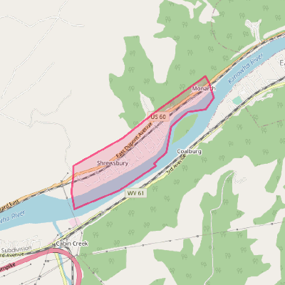 Map of Shrewsbury