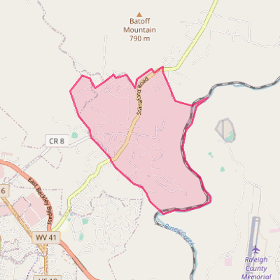 Map of Stanaford