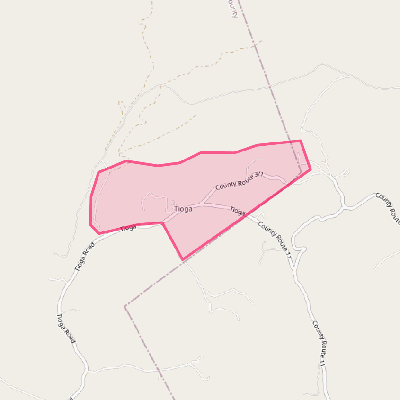 Map of Tioga