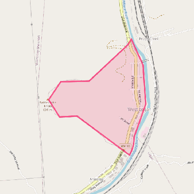 Map of West Logan