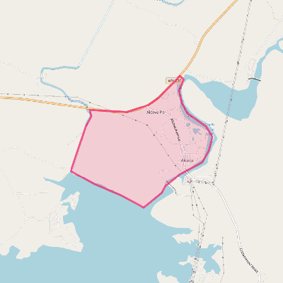 Map of Alcova