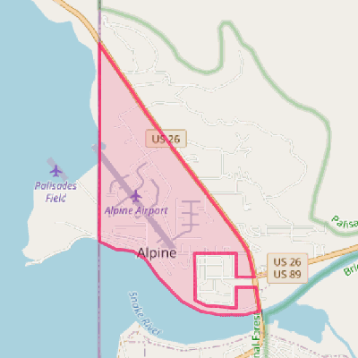 Map of Alpine Northwest