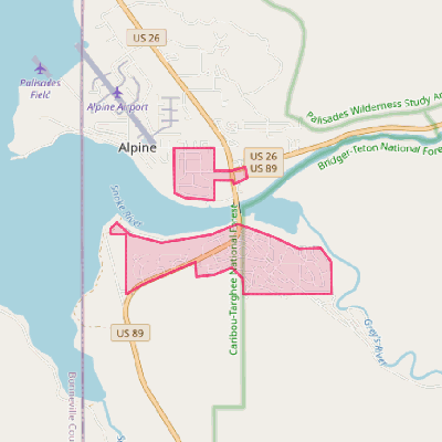 Map of Alpine