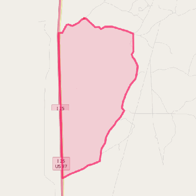 Map of Antelope Hills