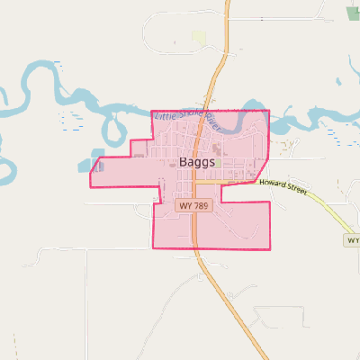Map of Baggs
